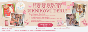 pozvánka na denný dievčenský tábor "Uši si svoju deku!"